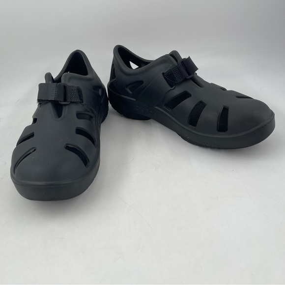 👞Oofos Unisex Adult OOCandoo Black Athletic Recovery Sandal - Men/7| Women/9 - Picture 9 of 16